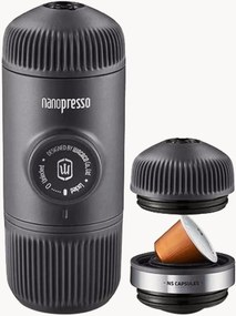 Macchina da caffè espresso to-go con adattatore per capsule Nanopresso, set da 5