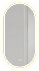 Specchio LED OVL 50x100cm Gold