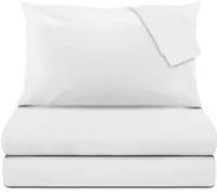 Completo letto matrimoniale bianco Sugar