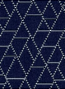 Coordonne Carta da parati Labyrinth - Navy