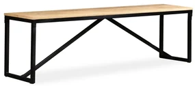 Panca in legno massello di mango 160x35x45 cm