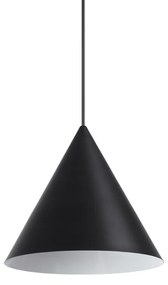 Sospensione Industrial-Minimal A-Line Metallo Nero 1 Luce E27