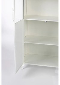 Vetrina metallica bianca 35x150 cm Miya - White Label