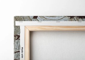 Stampa su tela – Albero astratto su legno