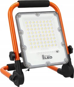 LED Faretto ricaricabile con stativo LED/30W/3,2V 4500K 5000 mAh IP65 arancione