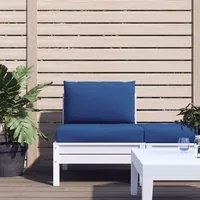 Cuscini per Pallet 2 pz Blu in Tessuto Oxford 315062