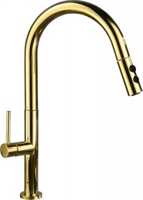 Mexen Ava rubinetto da cucina, oro - 672800-50