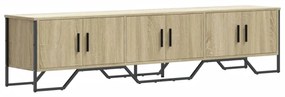 Mobile porta tv rovere sonoma 180x34x41 cm legno multistrato