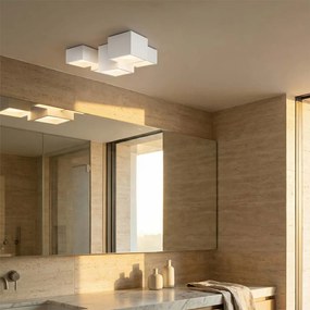 Applique da Soffitto in Gesso Pitturabile 5xGX53