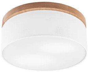 Brilagi - LED Plafoniera BELLADONNA 2xE27/15W/230V diametro 40 cm bianco/quercia