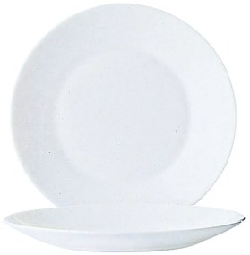 Set di piatti Arcoroc Restaurant Bianco Vetro (Ø 23,5 cm) (6 pezzi)