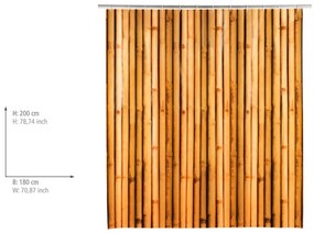 Tenda da doccia arancione Babusa - Wenko