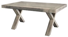 BART - tavolo da pranzo moderno allungabile in legno invecchiato 90x180/230/280