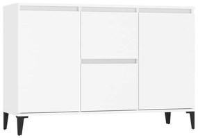 Credenza bianca 104x35x70 cm in truciolato