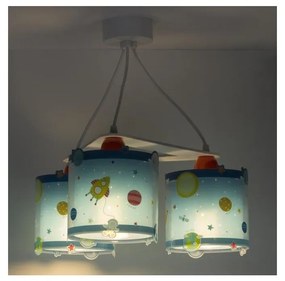 Dalber D-41344 - Lampadario per bambini PLANETS 3xE27/60W/230V