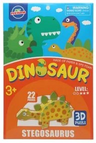 Puzzle 3D Stegosaurus Dinosauri