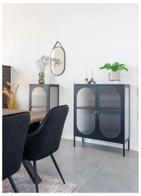 Vetrina in metallo nero 90x110 cm Adelaide - House Nordic