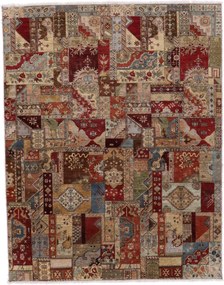 Patchwork Tappeto orientale 310 x 240 (Pakistan) Annodato A Mano