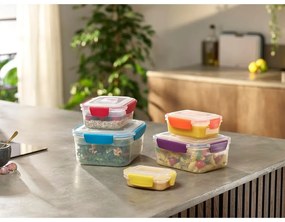 Set compatto di 5 contenitori Lock Nest - Joseph Joseph