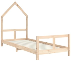 Giroletto per bambini 80x200 cm in legno massello di pino