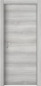 Porta interna a battente Slate in MDF colore olmo grigio, L 80 x H 210 cm, apertura reversibile