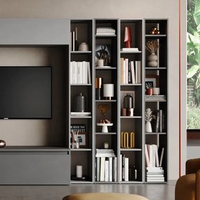 Modulo Libreria singolo da terra stretto