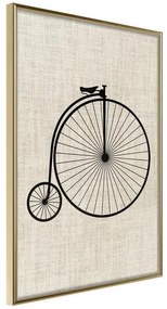 Poster  PennyFarthing  Cornice Quadri Cornice d'oro, Larghezza x Altezza Home decor 20x30