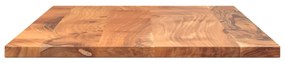 Piano per tavolo 90x70x2,5cm rettangolare legno massello acacia