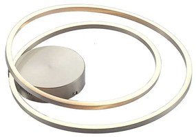 Davian LED Plafoniera Dimmerabile Nickel - Lindby