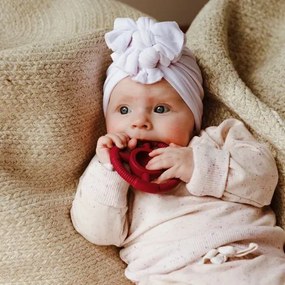 Piramide impilabile con massaggiagengive, rosa