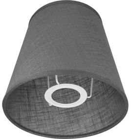 Paralume di ricambio LORENZO E27 diametro 16 cm grigio