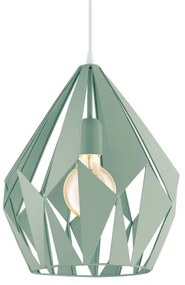 EGLO 49026 - Lampadario a sospensione con filo CARLTON-P 1xE27/60W/230V