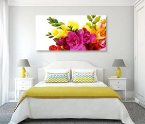 Quadro su tela – Bouquet di fresie