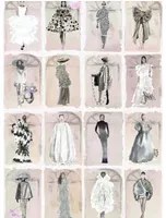 Cole & Son Carta da parati Couture Carousel with Windows - Blush Pearl