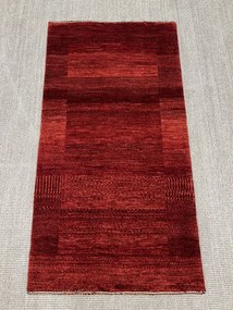 Loribaft Tappeto persiano 130x70 Rosso (Iran) Annodato A Mano