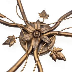 Lampadario a plafone ROZETA 3xE14/40W/230V bronzo