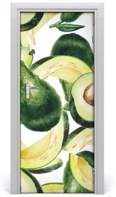 Adesivo per porta Avocado 75x205 cm
