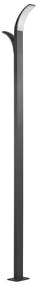 Lampione da giardino LED, Lakko H 250 cm, antracite 3000 LUMEN, IP54 INSPIRE