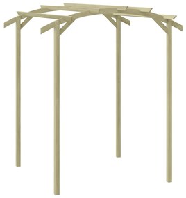 Pergola Da Giardino Legno Di Pino Impregnato 180x197x210 Cm /