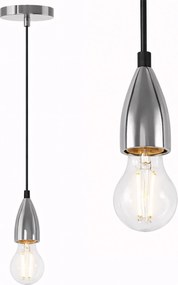 Lampada Da Soffitto Pensile Montatura Chrome APP358-1CP