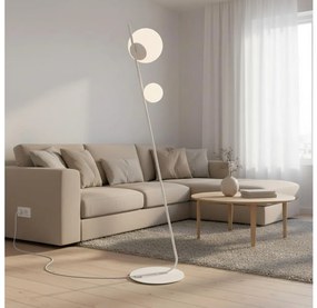 Lampada da terra TATU 2xG9/8W/230V bianca