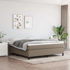 Giroletto A Molle Con Materasso Tortora 160x200 Cm İn Tessuto /