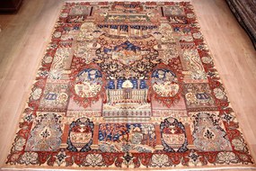 Mashad Tappeto persiano 380x300 (Iran) Annodato A Mano