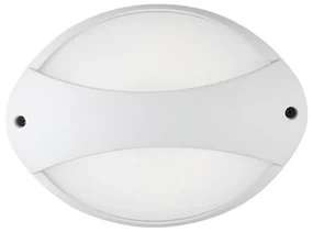 Applique Fascia Contemporanea Coconut Alluminio Bianco 1 Luce Led 7W 4000K