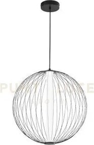 Lampadario a sospensione led sextant nera in manganese 28w 3500lm  ...