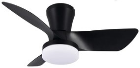 Plafoniera LED nera Randers – Trio