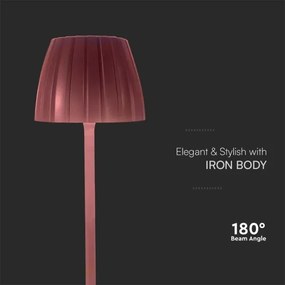 LED Lampada da tavolo ricaricabile dimmerabile LED/2,7W/5V 3000-6000K 1800 mAh marrone