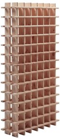 Portabottiglie Rioja da 78 bottiglie in legno beige ASTIGARRAGA L 75 x H 150 x Sp 22 cm
