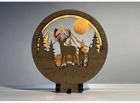 Li-Go 23592/DUB2 - Lampada da tavolo decorativa dimmerabile a LED LED/12W/230V 20x22 cm rovere