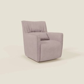 Tulla Poltrona girevole in tessuto impermeabile T02 rosa